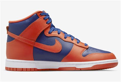 nike dunks orange blue|orange dunks high top.